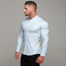 Load image into Gallery viewer, Father Sons Super Slim Stretch Classic Oxford Light Blue - FS306