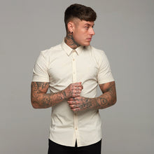 Load image into Gallery viewer, Father Sons Super Slim Stretch Classic Sand Short Sleeve - FS239