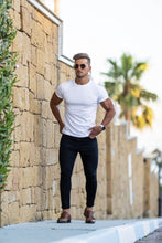 Load image into Gallery viewer, Father Sons Classic White Crew with Gold Metal Emblem Decal FSH454 (PRE ORDER / DISPATCH DATE 17TH AUGUST)