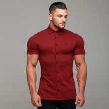 Load image into Gallery viewer, Father Sons Super Slim Oxblood Jersey Short Sleeve - FSH012
