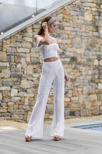 Load image into Gallery viewer, &#39;AYLA&#39; Knitted Co ord Crop top white - CTJ009
