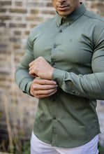 Load image into Gallery viewer, Father Sons Super Slim Stretch Khaki Denim Long Sleeve - FS211

