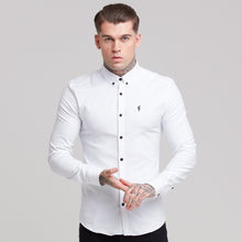 Load image into Gallery viewer, Father Sons Super Slim Stretch Classic Oxford White - FS300

