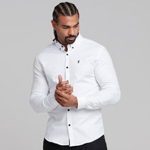 Load image into Gallery viewer, Father Sons Super Slim Stretch Classic Oxford White - FS300
