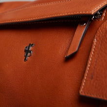 Load image into Gallery viewer, Father Sons Tan Leather Holdall Weekender Bag - FSH202
